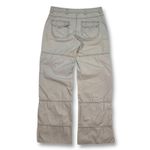 Boden Women Beige Cargo Pants Cuff Button Detail Wide Leg Cotton Size 6R Tan Photo 1