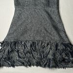 Sail To Sable  Navy Tweed Metallic Lines Dress Photo 3