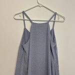 Loft ANN TAYLOR Dove Print Shirttail Cami Periwinkle Purple Blue Bird Animal Top Photo 10