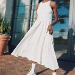 Zella  Effortless Cutout Back Hybrid Dress in Grey Moonbeam Size X-Large Photo 12