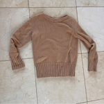 J.Crew Tan Crew Neck Sweater Sz Medium Photo 3