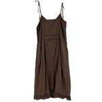 Gap Y2K Midi Dress Brown Boho Fairy Lace Tie Straps Empire Waist Size S Photo 5