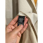 Lafayette 148 Women’s  Old Money Two Toned Waffle Knit Open Cardigan Duster Photo 4