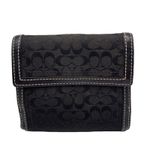 Coach Vintage  y2k Soho Black Signature Canvas Wallet Photo 1