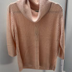 New York & Co. Blush Acrylic Cowl Neck Sweater Photo 0