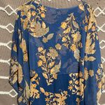 Ruby Rd Floral Vintage Abstract Pattern  Fitted Flowy Dress Shirt Blouse Photo 6