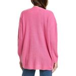 Electric & Rose Cardigan wool cashmere knit womens Pink small oversized everyday Photo 7