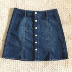 Mossimo Supply Co Denim Button Skirt Photo 0