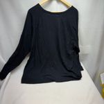 Style & Co Style Co Peace Embellished Sweatshirt Black Long Sleeve Women Size 3X Photo 5