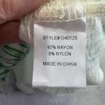 JODIFL  M Blouse Top High Neck Peasant Floral Boho Embroidered Puff Sleeve Gypsy Photo 5