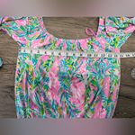 Lilly Pulitzer  Lana Skort Romper Off Shoulder Unicorn‎ Of The Sea Sz XXS Photo 5