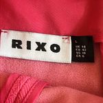 Rixo Michaela Pink Bow Back Mini Dress Cutout Party Cocktail Sz 10 Photo 6