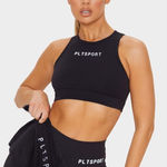 Pretty Little Thing black plt sports bra Photo 0