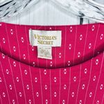 Victoria's Secret Victoria Secret Gold Label Pink Midi Nightgown Sz S Vintage Embroidered Pocket Photo 2