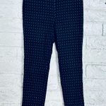 White House | Black Market  The Slim Ankle Pants Size 6 Black Polka Dot Photo 11