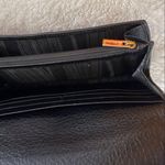 Salvatore Ferragamo Black Wallet Sleek Pebbled Leather MINT ITALY Photo 3