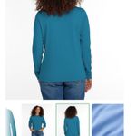 L.L.Bean Deep Turquoise Interlock Mock Photo 2