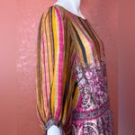 Anthropologie Sunpass Dress by Tanvi Kedia Orange Size S Beaded $198. E4 Photo 4
