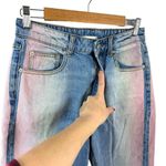 BDG  Urban Outfitters High-Waisted Rainbow Baggy Jeans Denim Ombre 90's Size 28 Photo 5