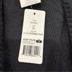 Woolrich  NWT Plaid Open Front Blanket Shawl Womens One Size Black/Gray Wrap Cozy Photo 4