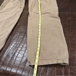Pull & Bear Pants Womens 4 Beige Tan Cargo Tapered Chino Pockets Cotton WORN Photo 10