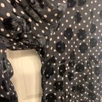 Hutch by Anthropologie Black Sheer Wide Leg Poke A Dot Sz 8 Jumpsuit. 2517 Photo 3