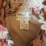 Midnight sky Midnight Womens Blouse Sz Small Floral Cottagecore Victorian Garden Party Retro Photo 6