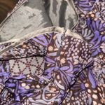 Johnny Was JW Patchwork Dress purple Floral Sleeveless Small Lined Photo 9