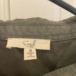 easel  shirt dress pockets army green small 100% tencel Photo 2