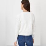 Ann Taylor Ann Taylo Cardigan Sweater MP Women's Black Cotton/ Poly Lace Long Sleeve‎ Zipp Photo 3