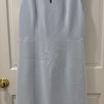 Lafayette 148  New York Sleeveless Sheath Dress Size 8 Light Blue Midi Length Photo 0