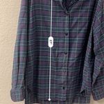 Woolrich  Women’s Vintage Purple/green Plaid Flannel 100% Cotton‎ Shirt- Small Photo 1