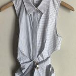 ACLER Edgar Dress In White Stripe Size 4 Photo 4