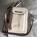 Enzo Angiolini New Enzo Light Taupe Tan Cell Phone Crossbody Photo 0