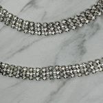 Rhinestone Heart Glam Silver Chain Link Belt Y2K Style ✨ Photo 5