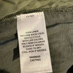 Caslon Womens Linen Pants Size M Light Sage Green Pull On Drawstring Photo 5