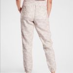 Athleta Cabo The Linen Joggers Size 6 in Neutral Camo Photo 1