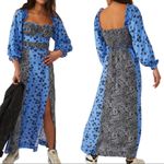 Free People NEW Tigerlily Long Sleeve
Maxi Dress size XS Blue Photo 9