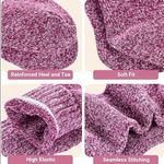 Womens Winter Fashion Warm Thick Colorfast Durable Bright Color Pack 5pc Socks Multiple Photo 1