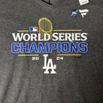 Fanatics NEW Los Angeles Dodgers T Shirt Womens L Gray World Series 2024 MLB Photo 3