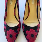 Alex Marie  Black and pink Floral Heels Photo 2