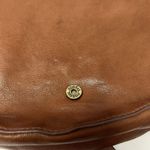 Fossil  Satchel Crossbody Bag Purse Flap Buckle Closure Cow Hide Leather Brown Photo 14