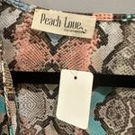 Peach Love California Snakeskin Romper Photo 3