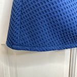 BB Dakota Waffle Knit Textured V-Neck Sleeveless Dress in Indigo Blue - Medium Photo 14