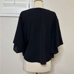 VICI  Black Drape Blouse Photo 2