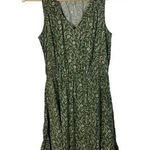 Old Navy Petite Green & White Floral Print Mini Dress XSP Photo 0