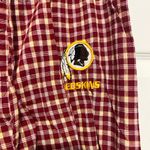 NFL  red plaid redskins pajama pants size large Photo 1