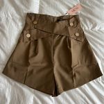 Micas Brown Paperbag Shorts Photo 0