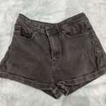 Forever 21 Black - grey high waisted denim booty shorts Photo 0