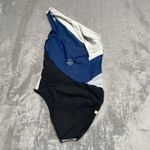 Summersalt  Sidestroke One Piece Swimsuit Womens 4 Blue Colorblock Compression Photo 4